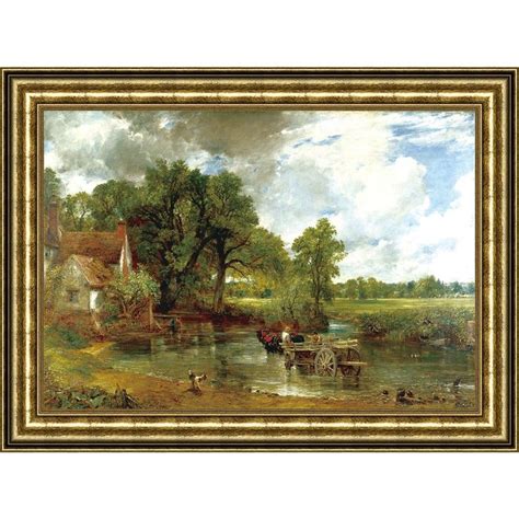 The Haywain By John Constable Giclee Print Oil Painting Gold Frame Size