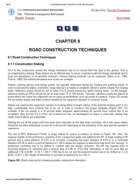 Chapter 6 Road Construction Techniques | PDF | Road | Loader (Equipment)