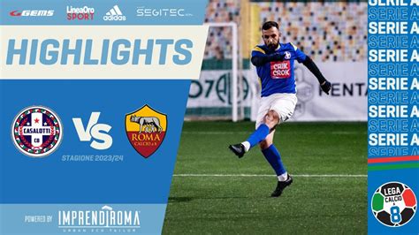 Casalotti Vs Roma C Giornata Highlights Lega Calcio A