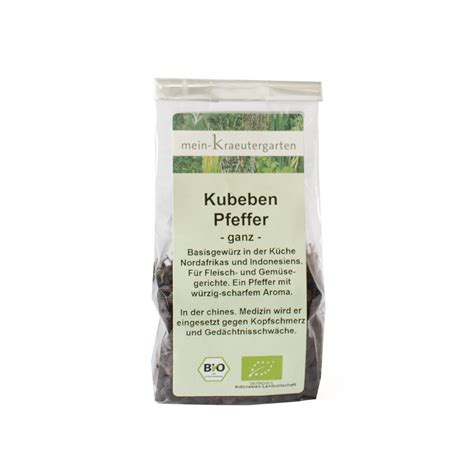 Bio Kubeben Pfeffer Ganze Beeren 50g Mein Kraeutergarten De