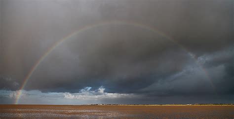 Rainbow Above North West Wirral © William Starkey Geograph Britain