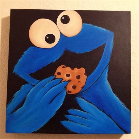 Cookie Monster Painting