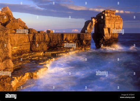 Pulpit Rock Portland Bill Dorset England Britain Uk United Kingdom