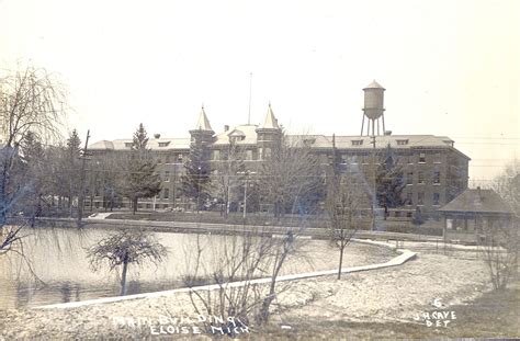 Fileeloise Hospital 1911 Rppc Photographer Jh Cave Asylum Projects