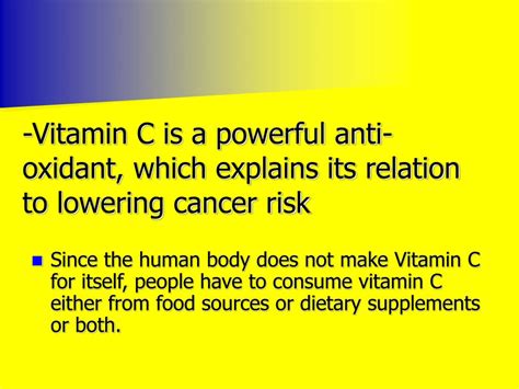 Ppt Vitamin C Powerpoint Presentation Free Download Id756485