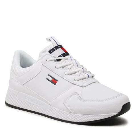 Zapatillas Tommy Jeans Flexi Runner Ess Em Em White Ybr Zapatos Es