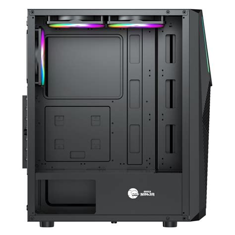 Gabinete Gamer Ninja Prime Rgb Mid Tower Vidro Temperado Atx Sem