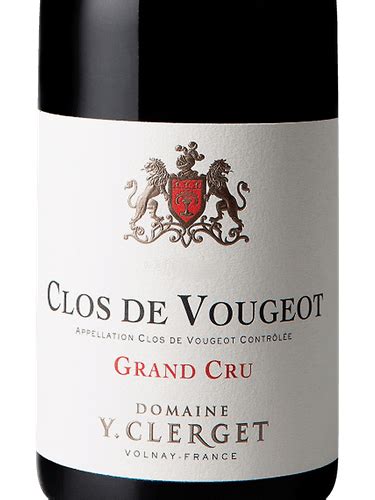 Domaine Yvon Clerget Clos De Vougeot Grand Cru Vivino Us