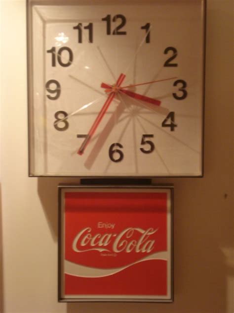 60 S Coca Cola Wall Clock Collectors Weekly