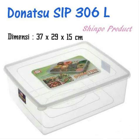 Jual Shinpo Donatsu 306 306l Tempat Donat Sealware Plastik Kotak Kue