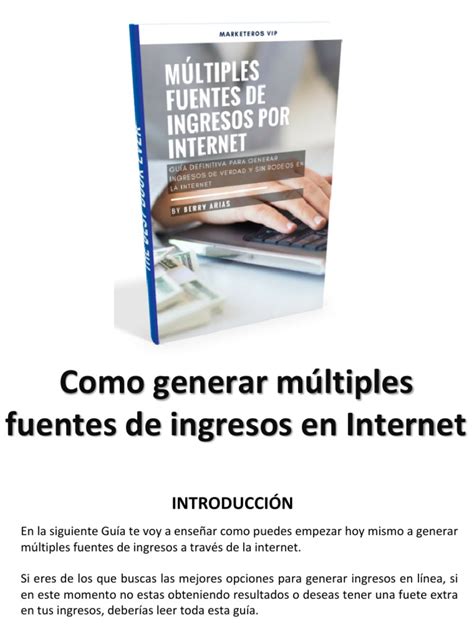 Múltiples Fuentes De Ingreso Pdf Criptomoneda Posicionamiento En