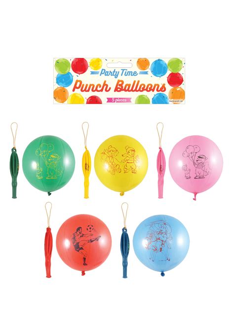 Punch Balloons 5 Pack - Toy Department - Salago Totnes