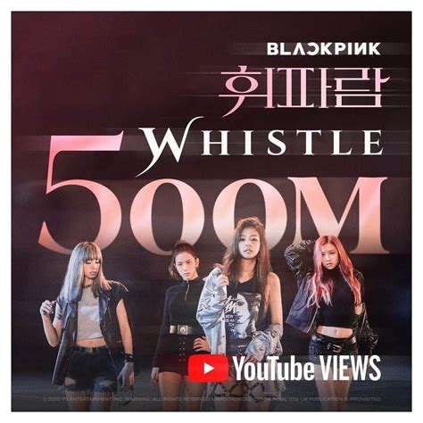 Blackpinkさんのインスタグラム写真 Blackpinkinstagram「blackpink 블랙핑크 Whistle 휘파람 Mv 500million