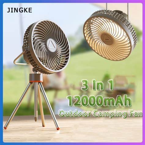 Multifunctional Outdoor Camping Fan Mah Portable Usb Rechargeable