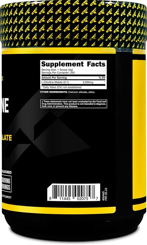 PrimaForce L Citrulline Malate Powder Unflavored Pre Workout