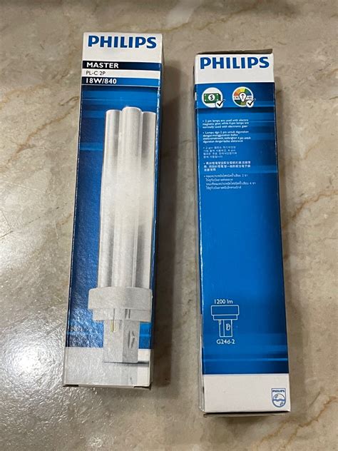 Light Bulb Philips Master PL C 2P 18W 840 Cool White Light 1200lm