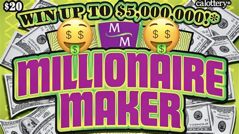 New Millionaire Maker Wins Ca Lottery Ticket Scratchers Youtube