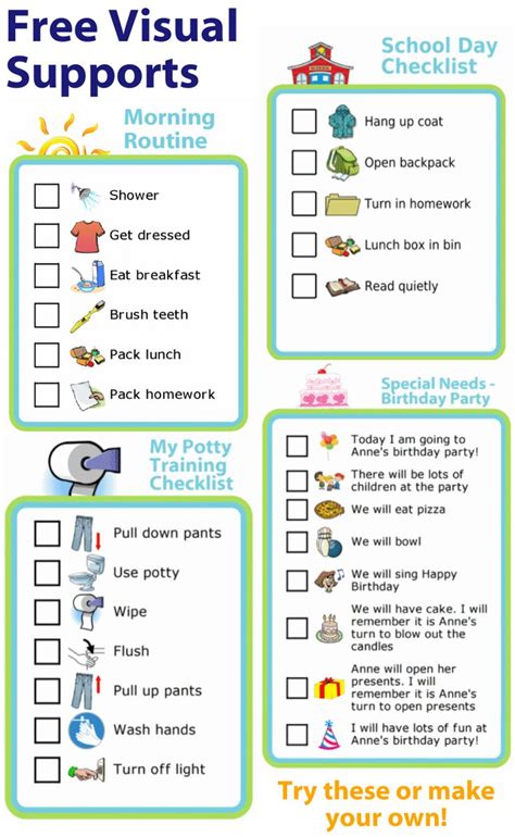 Adhd Routine Charts