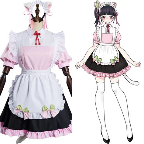 Demon Slayer Tsuyuri Kanao Halloween Carnival Suit Cosplay Costume Cat