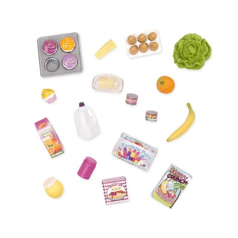 Our Generation Gourmet Kitchen Set For 18 Inch Dolls Purple Toys R