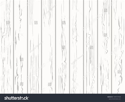 White Wood Plank Texture Vector Background Stock Vector Royalty Free