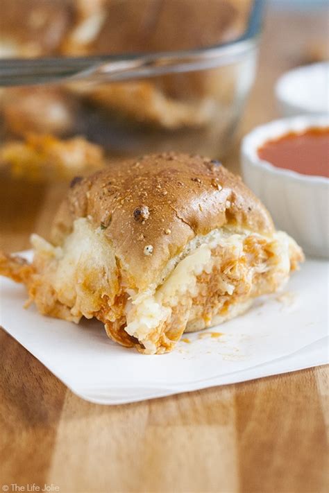 Baked Buffalo Chicken Sliders A Quick And Easy Game Day Appetizer