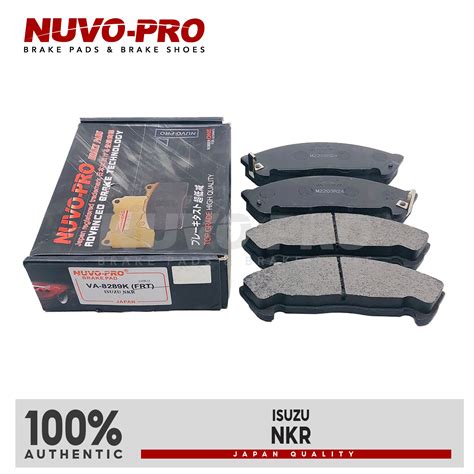 Nuvo Pro Brake Pads Front Isuzu NKR VA 8289K SET Lazada PH