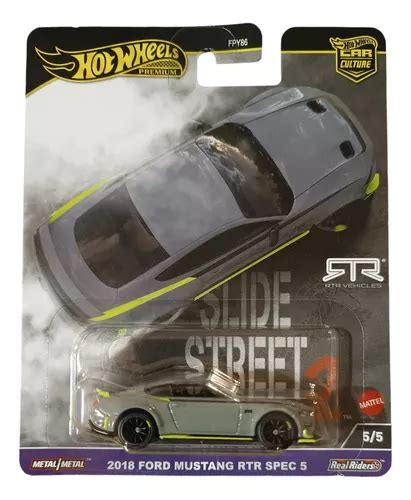 Hot Wheels 2018 Ford Mustang Rtr Spec Slide Street 2 Premium Meses sin interés