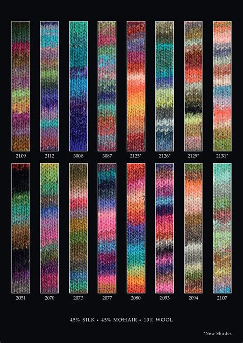 Noro Yarn Color Chart A Visual Reference Of Charts Chart Master