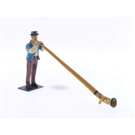 Prehm Miniaturen Schweizer Alphornbl Ser Mit Alphorn Blaue