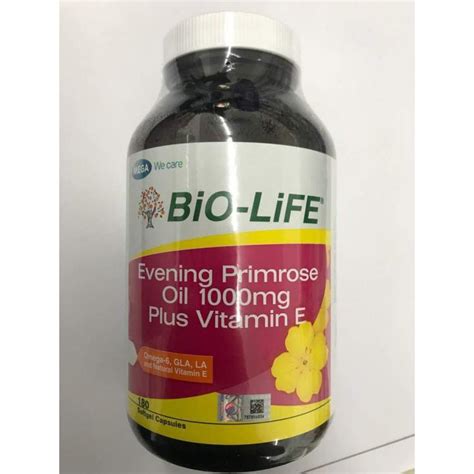 Bio Life Evening Primrose Oil Mg Vitamin E S Lazada