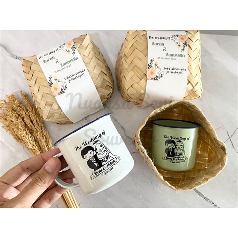 Jual Souvenir Pernikahan Gelas Enamel Jadul Gelas Mug Enamel Cangkir