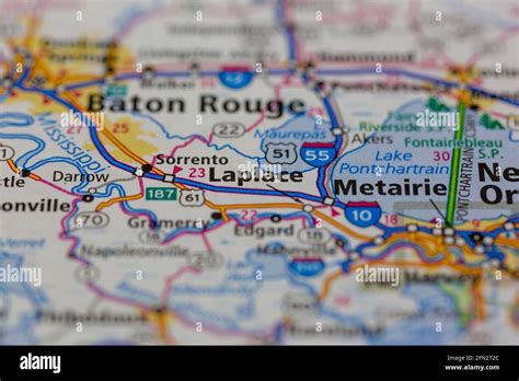 Map of laplace hi-res stock photography and images - Alamy