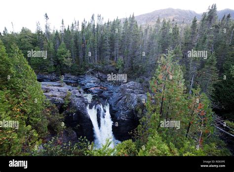 St Anne Waterfall In Gasp Sie National Park Parc National De La