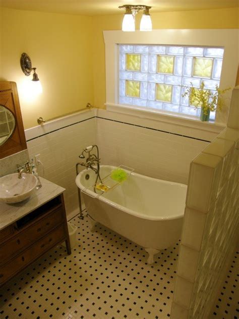 Glass Block Bathroom Windows Traditional Bathroom Cleveland By