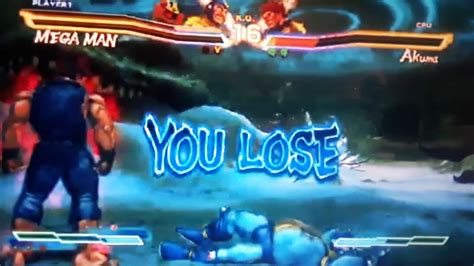 Street Fighter X Tekken Pac Mans Continue Screen Youtube