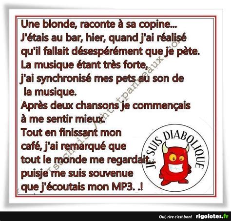 Une Blonde Raconte Sa Copine Rigolotes Fr