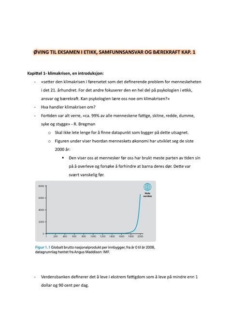 Etikk OG Bærekraft kap 1 pdf ØVING TIL EKSAMEN I ETIKK