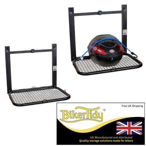 Bikertidy Motorcycle Motorbike Clothing Jacket Helmet Storage Rack