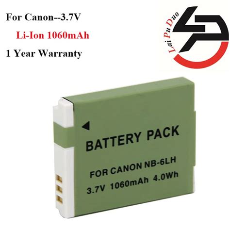 Brand New 750mah High Quality Replacement Camera Battery For Canon NB