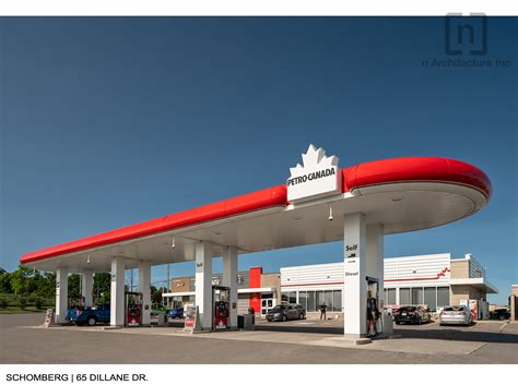 McDonald’s & Petro-Canada Gas Station in Schomberg, ON - n Architecture Inc