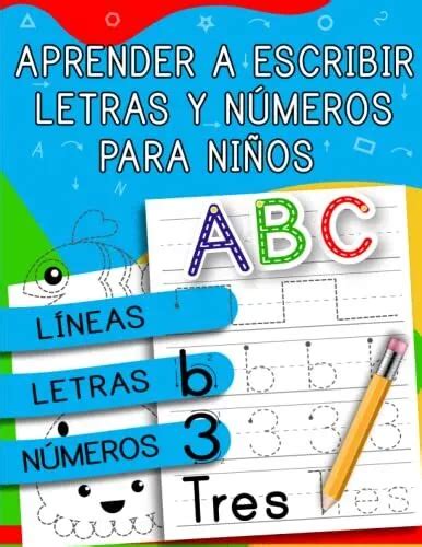 Aprender A Escribir Letras Y Números Para Niños Libro De Actividades Preescolar Eur 1580