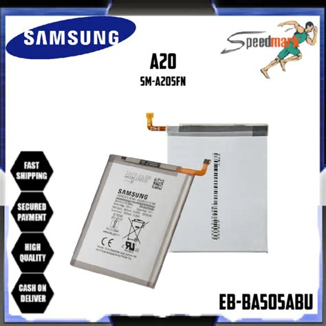 Samsung Galaxy A20 Battery Model EB BA505ABU Capacity 4000mAh Lazada PH