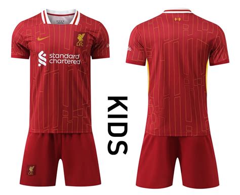 Kinder Fc Liverpool Fc Heimtrikot Rot Wei Trikot Mit