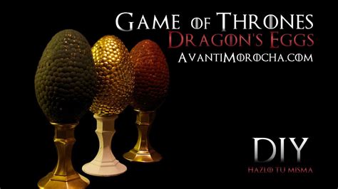 Diy Game Of Thrones Dragon S Eggs Easter Eggs Pascuas Youtube