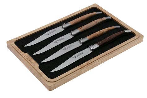 Laguiole En Aubrac Steak Knives C Bfihk Stainless Steel French Wood