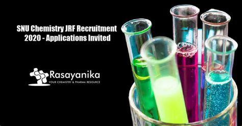 SNU Chemistry JRF Recruitment 2020 Applications Invited