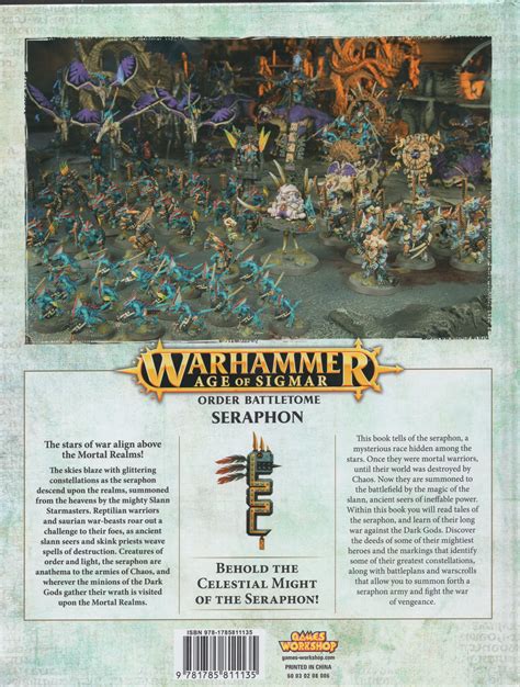 GAMESWORKSHOP WARHAMMER Age Of Sigmar Seraphon Battletome Seraphon