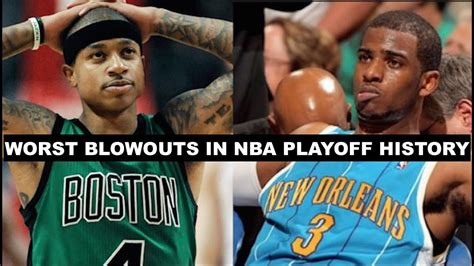 The 15 Biggest Blowouts In Nba Playoff History Youtube