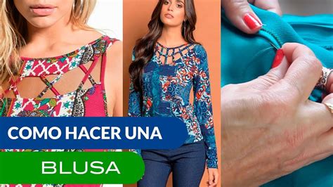 Mira Como Hacer Un Blusa Moderna FÁcil Y Gratis Youtube